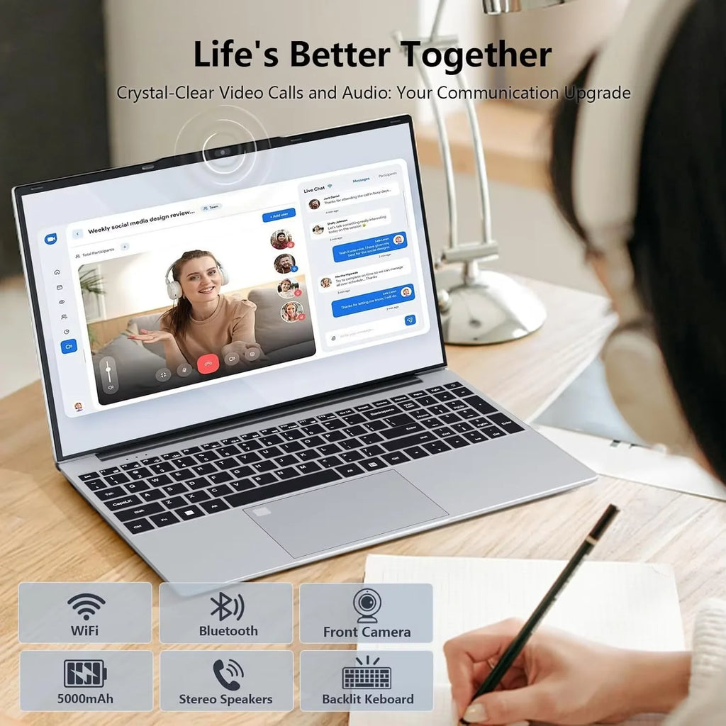 15.6 " Laptops Intel Core i9-10980HK 16GB RAM 1TB SSD Gaming Laptop 1920*1080 Windows 11 Laptops Office Study Home Use Computer