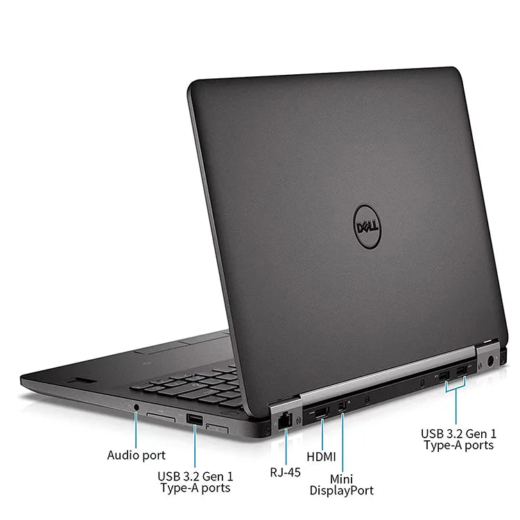 1 95% New Laptop Latitude 7270Intel Core I5-6th 8GB 256GB SSD 12.5-inch Cheap Business Laptop for Learning