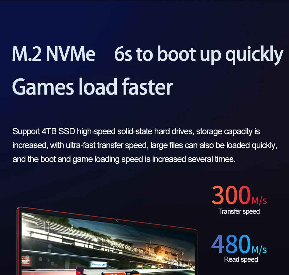 16.1 Inch Gaming Laptop Computer GTX1650 4G Intel Core i9-9880H i7-9750H windows11 RAM Max 64GB DDR4 2*M.2 NVME 2TB SSD Wi-Fi 5