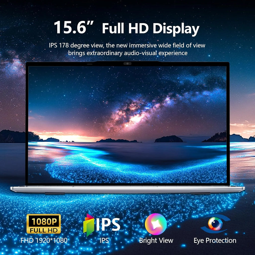 2026 Brand New Intel i9-10980HK 15.6 Inch Backlit Fingerprint Unlock Laptop Windows 11 Office Study NoteBook Gaming Computer PC